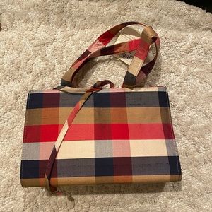 Plaid Grosgrain Bag